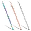 3PCS Lottery Scratch Off Tool, Scratch Ticket Tool, Metal Lottery Scratcher Tools for Tickets/Stickers/Labels (Rainbow & Gold & Silver Multi-Purpose Scrapers) view 1