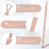 3PCS Lottery Scratch Off Tool, Scratch Ticket Tool, Metal Lottery Scratcher Tools for Tickets/Stickers/Labels (Rainbow & Gold & Silver Multi-Purpose Scrapers) view 4