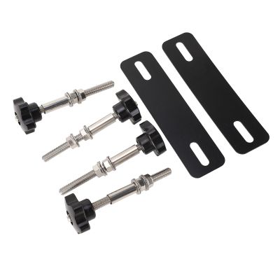 Akozon Mounting Pins Kits for Traction Boards - Suitable for All Recovery Tracks with 4.72in to 6.69in Spacing Easy to Install, SpaceSaving, and Rustproof Design