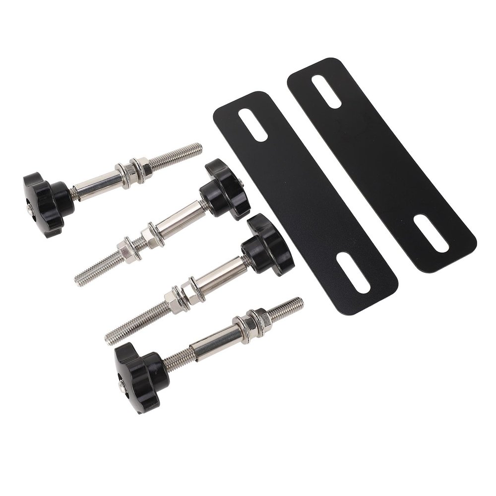 Akozon Mounting Pins Kits for Traction Boards - Suitable for All Recovery Tracks with 4.72in to 6.69in Spacing Easy to Install, SpaceSaving, and Rustproof Design