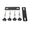 Akozon Mounting Pins Kits for Traction Boards - Suitable for All Recovery Tracks with 4.72in to 6.69in Spacing Easy to Install, SpaceSaving, and Rustproof Design view 3