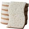 TOPPERFUN 6pcs Multi-Function Cleaning Sponges Natural Wood Dish Sponges for Effortless Dishwashing Heavy-Duty Scrubbing and Quick Drying view 1