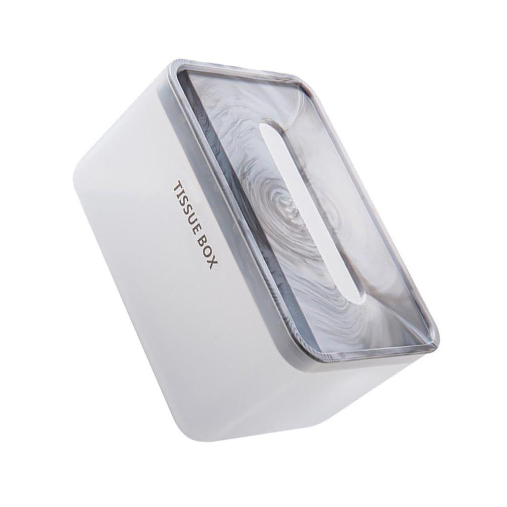 HOLIDYOYO Marble Design Tissue Box Holder Tissue Box Holder for Bathroom Home Creative Storage