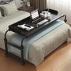 JZMGZ Bedtable,Overbed Table with Wheels,Over The Bed Table with Wheels Over Bed Table with Wheels Adjustable Height Height Adjustable Mobile Table Works as Laptop Cart Computer Table Bed Table view 1