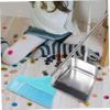 GOOHOCHY Ergonomic Handle Broom Dustpan Set Home Cleaning Dustpan Kit for Hardwood Tile Floor view 3