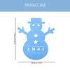 NAMOARLY 8pcs Christmas Felt Snowman Cutlery Holders Festive Tableware Bags for Holiday Dinner Create Cheerful Atmosphere for Your Xmas view 2