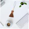 UTHCLO Mini Palm Broom Set Small Hand Whisk Broom for Sweeping Natural Fiber Cleaning Brush for Tea Ceremony Desktop and Home Use view 3