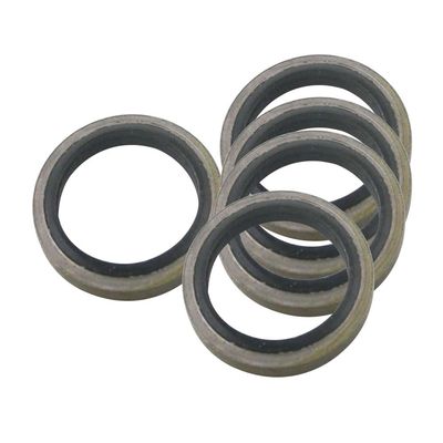 Marebm 18/20/22/24/26mm Combined Sealing Washer Metal Rubber Compound Bonded Washer Fit M18/M20/M22/M24 Oil Drain Plug Gasket Ring (Color : 50pcs Size : 24mm)(20pcs,18mm)