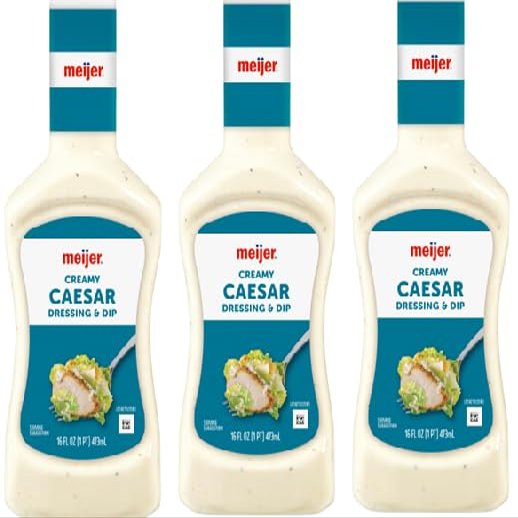Creamy Caesar Salad Dressing, (Pack Of 3 Bottles, 16 oz. Each)