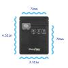 250 Pcs - 3.4 Inch x 4.4 Inch Pinch N Slide 3.0 Matte Black PCR Smell Proof Mylar Bags Child Resistant & Tamper Evident - 1 Gram view 3