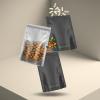 1000 Pcs - 6 Inch x 9.3 Inch Matte Black Vista PCR Smell Proof Mylar Bags Tamper Evident (Tear Notch) - 1 Ounce (28 Grams) view 4