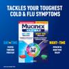Mucinex Fast-Max Maximum Strength Day & Night Cold and Flu Medicine for Adults, Powerful Over-The-Counter Medication for Cold & Flu Symptoms, Fast Dissolving Liquid Gels, 24 Count view 2
