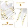 PACKOVE 100pcs Edge Pull Bows for Wrapping Decorative Pull Bows for Weddings Parties and Holidays Handmade Ribbon for Crafts and Event Decorations view 2