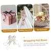 PACKOVE 100pcs Edge Pull Bows for Wrapping Decorative Pull Bows for Weddings Parties and Holidays Handmade Ribbon for Crafts and Event Decorations view 3