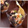 Parliky 20-Piece Disposable Dessert Cups Hard Plastic Mousse Containers for Jelly Yogurt and Parfait for Parties and Weddings view 3
