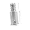 NOLITOY 2pcs Metal Threaded Adapter Tips for Mop and Broom Handles Cleaning Tool Extensions Compatible Threaded Connections Easy to Install and Secure for Various Cleaning Tasks view 2