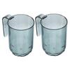 Beatifufu 2pcs Toothbrush Holders for Bathroom Minimalist Mouthwash Cups Toothbrush and Toothpaste Organizer Lightweight Travel-friendly Design for Home Use view 1