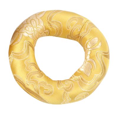 Cabilock Chakra Bowls Cushion Satin Sound Bowl Mat for Cotton Meditation Pad Random