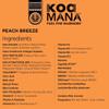 KOA MANA Superfood Hydration Drink Mix - Protein, Collagen, Fiber, Electrolytes, Vitamins & Minerals, Piperine, Protease Enzymes, Probiotics, Prebiotic, and Tagasweet - 15 Servings (Peach Breeze) view 4