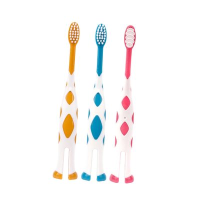 GOOHOCHY 6pcs Soft-haired Boy Girl Toothbrush Years Old Boys and Girls Toothbrushes Comfort Grip and Non-Slip Handle