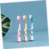 GOOHOCHY 6pcs Soft-haired Boy Girl Toothbrush Years Old Boys and Girls Toothbrushes Comfort Grip and Non-Slip Handle view 2