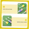 Didiseaon Boy Girl Oral Toothbrush with Soft Bristles Cute Dinosaur Design for Toddlers Ergonomic Handle Compact for Easy Storage and Travel for Gentle Cleaning view 2