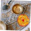 FUNOMOCYA Buddhist Sound Bowl Pad Tibetan Singing Bowl Cushion Handmade Wooden Fish Mat view 3