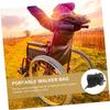 Ipetboom Hanging Walker Bag Lightweight Storage Pouch for Convenient Daily Use and Travel Design for Rolling Walkers and Wheelchairs Easy to Install view 3