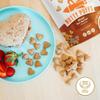 Mission Mighty Me Nutty Puffs Mixed Nut Butter Puffs for Babies + Kids - Pediatrician Developed, Plant-Based Gluten-Free Baby Snack - Peanut, Tree Nut, Cinnamon (6 Pack - 5 Pack Plus Peanut Sample) view 3