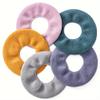 10 Pcs Bathroom Soft Thicker Warmer Stretchable Washable Cloth Toilet Seat Cover Pads (5 colors, 2 of each) view 4