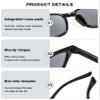 ABETOS Reading Sunglasses for Women Men Classic Retro Full Lens Sun Readers UV400 Protection Outdoor Eyeglasses, Leopard+0.75 view 4