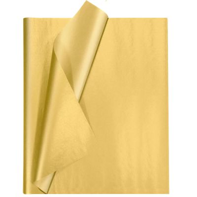 100 Sheets Gold Tissue Paper Artdly 12 x 20 Inches Gold Wrapping Paper Bulk for Weddings Birthday DIY Project Wrapping Crafts Decor