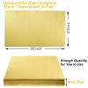 100 Sheets Gold Tissue Paper Artdly 12 x 20 Inches Gold Wrapping Paper Bulk for Weddings Birthday DIY Project Wrapping Crafts Decor view 3