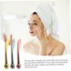 GALPADA 3pcs Eye Cream Spoon Eye Massage Sticks for Dark Circles Puffiness Relief Beauty Tool for Home Use Gold Rose Gold Silver view 3
