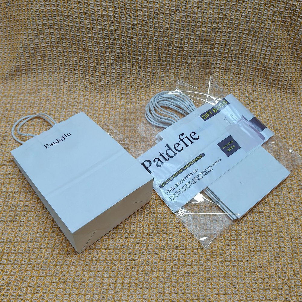 Patdefie-Gift Bags-Gift Wrap Bags Bulk,Small Shopping Bags with Handles.