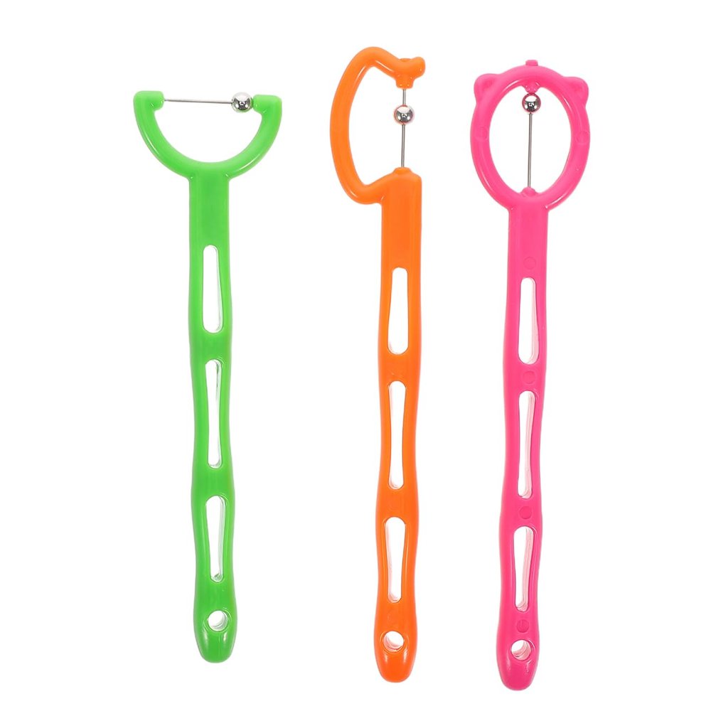3Pcs Tongue Tip Exerciser Oral Speech Therapy Materials Lateralization Elevation Tools for Oral Muscle Training Therapy Talk-Tool