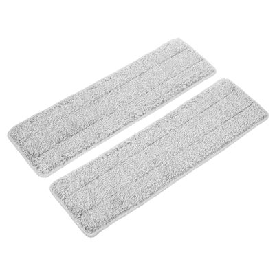 SAFIGLE 2pcs Reusable Mop Pads Washable Mop Refill for Floor Cleaning Microfiber Covers for Home and Commercial Use Fits Standard