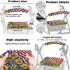 Uacyareni Sunflower American Flag Rollator Walker Basket with Walker Seat and Back Cover 3 Piece Removable Washable Universal Dust Cover Accessories view 3