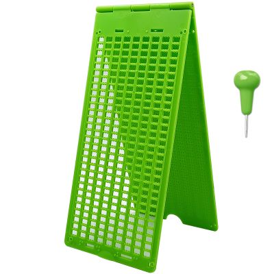 MAUJOY 9 Lines 30 Cells Portable Braille Slate and Stylus for Blind Learners