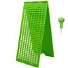 MAUJOY 9 Lines 30 Cells Portable Braille Slate and Stylus for Blind Learners view 1