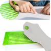 MAUJOY 9 Lines 30 Cells Portable Braille Slate and Stylus for Blind Learners view 3