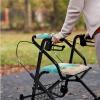 LVEWYB Beach Sea Turtle 3Pcs Rollator Walker Decoration with Under Seat Bag Seat and Backrest Covers for Ladies Walker Seat Cushion Cover Soft Rollator Walker Basket for Senior view 4