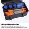 10ml Vial Case for Insulin and Peptide Vials | Room for Syringes and Skin Prep Wipes | Injection Travel Kit view 2