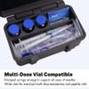 10ml Vial Case for Insulin and Peptide Vials | Room for Syringes and Skin Prep Wipes | Injection Travel Kit view 4