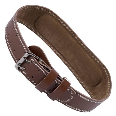 Fitness Lumbar Support Belt for Weightlifting Training, Coffee