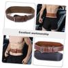 Fitness Lumbar Support Belt for Weightlifting Training, Coffee view 3