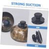 BESPORTBLE 2pcs Meditation Women Tibetan Singing Bowl Suction Cup Handles Bowl Lift Replacement view 2