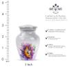 Guitar Funeral Urn, Custom Cremation Ashes, Urns for Human Ashes, Memorial Urn for Adults Keepsake, Grey, 3 Inch view 2