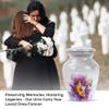 Guitar Funeral Urn, Custom Cremation Ashes, Urns for Human Ashes, Memorial Urn for Adults Keepsake, Grey, 3 Inch view 4