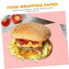 Ciieeo Food Wrapping Paper Roll 50 Sheets Checkered Food Wrapping Paper for Sandwiches view 4